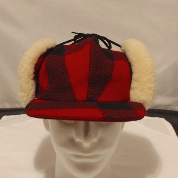 Filson Double Mackinaw Shearling Cap - Picture 1 of 8
